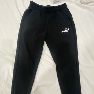 Black Puma Sweatpants